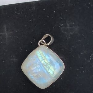 Elegant Silver and Blue Pendant